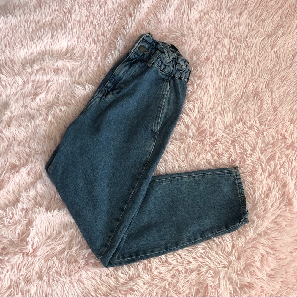Zara Paperbag Mom Jean